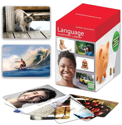 Lernkarten Bibliothek - 320 Fotokarten zur Sprachförderung. Englisch als Zweitsprache.