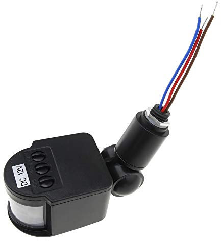 Be In Your Mind DC 12V Automatische PIR Infrarot Bewegungssensor Intelligenter Schalter Schwarz 180 Grad Infrarot Ray Menschlicher Körper Induktor für LED-Licht