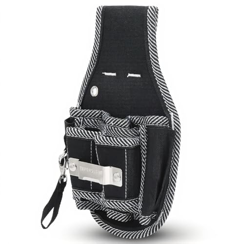 Werkzeugtasche 600D Polyester, wasserdicht, mit mehreren Taschen, Elektriker-Werkzeuggürtel, praktische Hütftasche für Herren, ideale Elektrikertasche