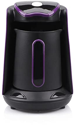 TEmkin Macchina per il caffè Caffettiera Macchina per il caffè automatica Caffettiera elettrica Caffettiera per uso alimentare Moka Bollitore per caffè portatile da viaggio (Colore : Blu) (Viola)