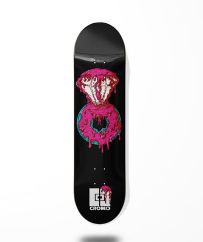 Cromic Skateboard Skateboard Deck Donat Luxury Pink 7.5