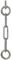 Fixe Réunion C Tendeur Chaîne » Mixte, INOX, 90 mm
