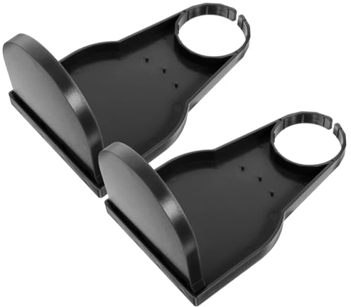 HOOTNEE Lot De 2 Porte-gobelets Pour Lessive Pliables En Plastique Noir, Récupérateurs De Gouttes Anti-débordement, Accessoires De Buanderie Pratiques Pour Collecte Et Nettoyage