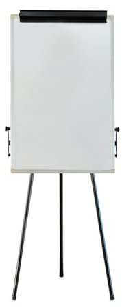 Lavagna con treppiede - Altezza regolabile, cavalletto per lavagna a fogli mobili, lavagna magnetica cancellabile a secco per l'insegnamento in ufficio, display per poster del negozio dimostrativo 23,