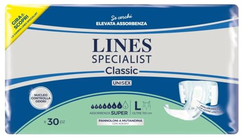 Lines Specialist Classic pannolone a mutandina Super L 30pz