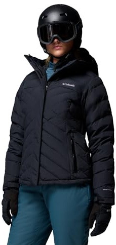 Columbia Lay D Down V Jacket, Omni-Heat riflettente, Idrorepellenza Omni-Shield, Piumino certificato RDS, Ghetta antineve regolabile, Cappuccio compatibile con il casco - da donna