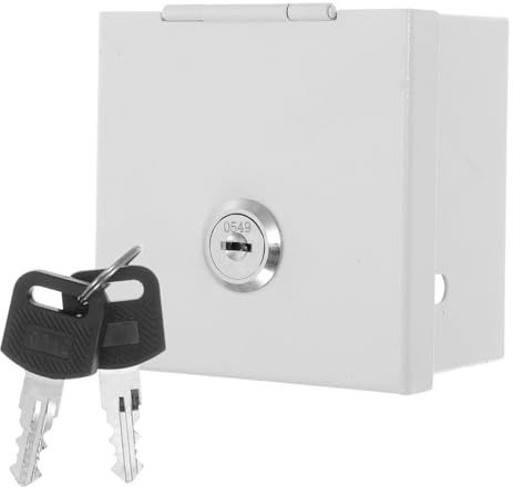 Artibetter Boîtier De Protection Prise Électrique Extérieure Verrouillable Boîte De Jonction Étanche Compacte 3.54X3.54X2.24In Avec Clés Pour Cuisine Garage Jardin