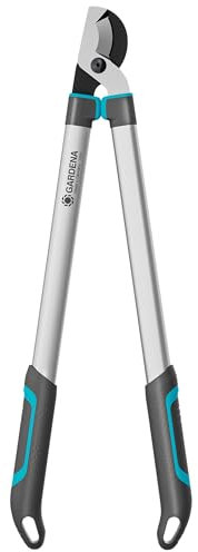 Gardena EasyCut L, forbici bypass per legno fresco fino a 45 mm, lame affilate con precisione, PowerCoating per tagli puliti, design ergonomico, peso leggero 1015 g (12031-88)