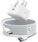 20W USB C Fast iPad Charger and Plug With 2M Type Cable for iPad Pro 12.9/11 2018 to 2022, for iPad 10th Generation 2022 2021 2020, for iPad Air 10.9 Gen 4th/5th, for iPad Mini 6th
