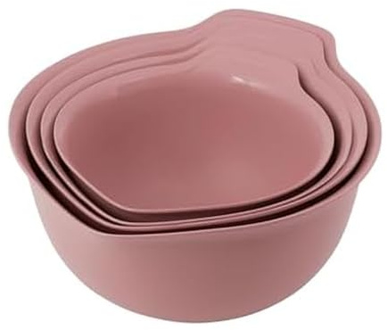 KitchenAid Lot de 4 bols mélangeurs gigognes universels en plastique, 1,5 l, 2,5 L, 3,5 L, 4,5 L