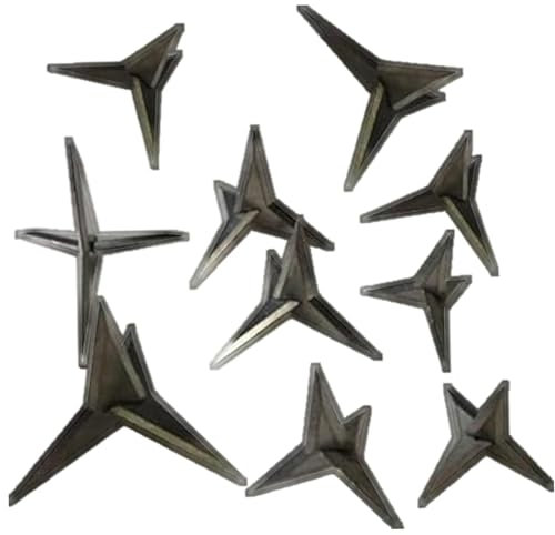 Dorccsi Lot de 20 Pointes Anti-crevaison pour pneus, Anti-Oiseaux et antivol, Robustes, Portables et légères, pour protéger Les Zones de Travail.