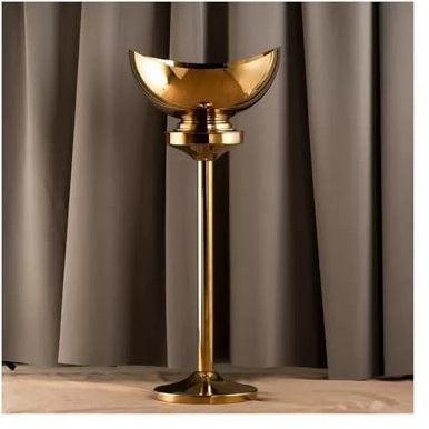 Stainless Steel Ice Bucket with Stand, Large Floor Standing Ice Cooler Bucket for Beer, Wine Chiller, Outdoor or Indoor Use(Silver)