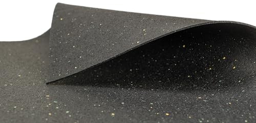 LOADCARE Antirutschmatte Ladungssicherung Gummigranulat Rolle 1200 mm Bautenschutzmatte 3 mm Höhe Antirutschmatte LKW 800 mm Anhänger PKW Gummimatte