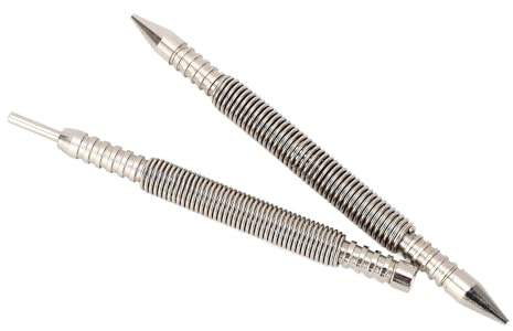 Dual Head Nagel Setter Set Set Lagern Stahl Feder Nagel Set Holz Metallplastik Plastik