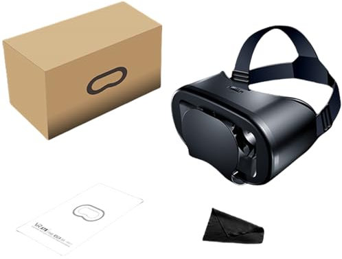 Fazvncv Virtual Reality Headsets 3D Glasses Headsets Helmets Goggles for Movie & Video Game for Smartphones 5-7in