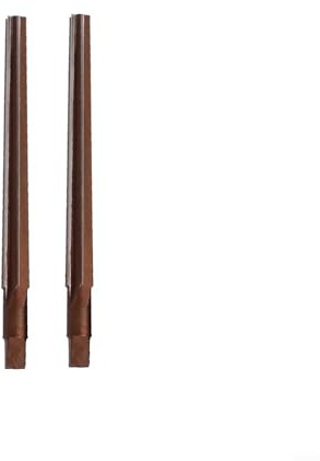 Professional HSS Alloy Steel Taper Pin Hand Reamer Set with 1:50 Conical Degree Manual Machining Tools for CNC Cutting 3-10mm Diameter 2 Pieces(2pcs 3mm)