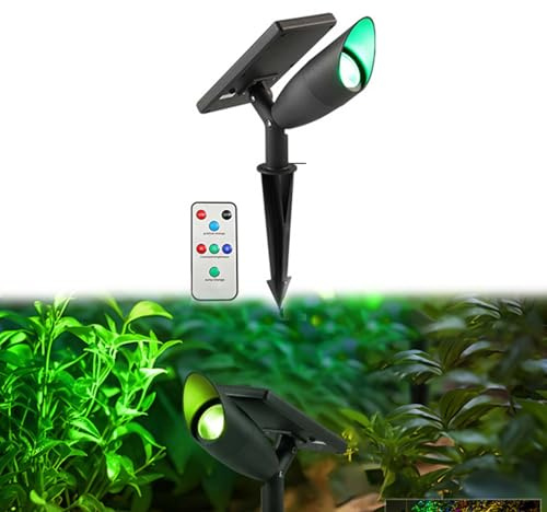 Faretti solari per esterni, impermeabili, illuminazione paesaggistica a LED per prato, giardino, vialetto, piscina, lampada da terra per alberi e stagni