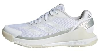 adidas Donna Crazyquick Lightstrike Padel Shoes, Ftwr White/Ftwr White/Zero Met., 42 EU