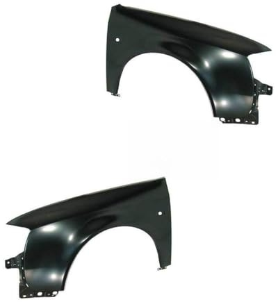 Kotflügel Satz Kotflügelsatz Fender Set vorne links und rechts Unlackiert Stahl passend für A6 Avant 4B C5 4B2