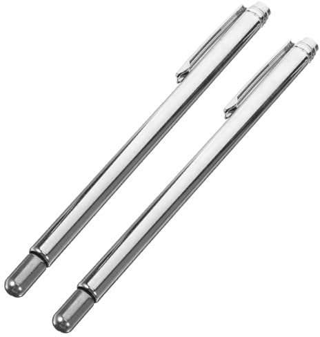 FIXOSHEE Baguettes de Sourcier en Acier Inoxydable L Flexibles, Kit de Radiesthésie 1 Paire pour Détection D'eau et Feng Shui, Outil de Mesure Léger et Pratique pour Habitation