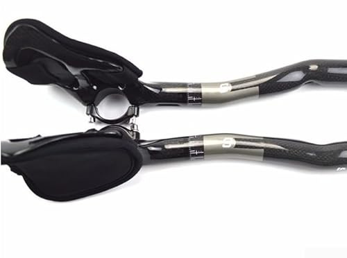 31 8MM T800 - Manillar de fibra de carbono para bicicletas de triatlón, ideal para relajarse en largas distancias de ciclismo (brillante)