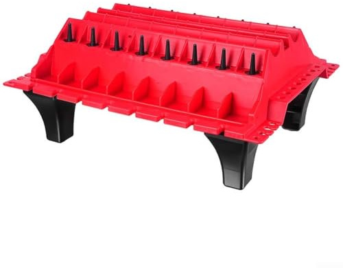 Spelonify Organizador de culata del motor, bandeja de piezas de polipropileno para retenedor de resorte de válvula y almacenamiento del árbol de levas, herramienta de montaje de motor automotriz con