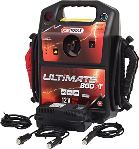 KS Tools 12 V Batterie-Booster, Mobiles Starthilfegerät 850 A