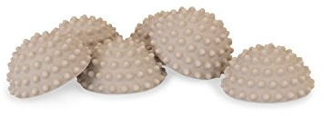 AFH Webshop 6 x Therapie Balance Igel MINI sehr fest in trendigen Blautönen | Durchmesser: 9 cm | Gymnastik Igel | Igelball | Kleiner Balance Igel (6 x beige)