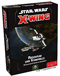 Asmodee Fantasy Flight Games FFGD4106 SW: X-Wing 2.Ed. - Abschaum Kriminelle Konvert. - Erweiterung, Experten-Spiel, Deutsch