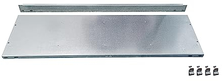 Zusatz-Fachboden MULTIplus85 1000 x 300, verzinkt, inkl. 4 Fachbodenträgern und Anschlagleiste