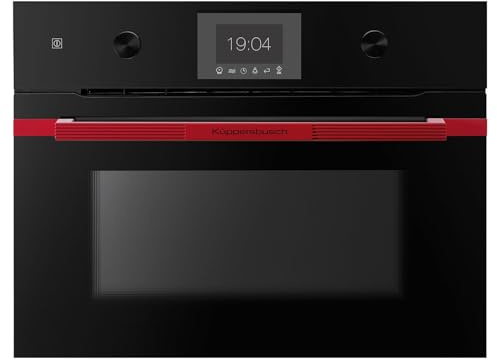 Küppersbusch CBM 6350.0 SE8 K-Series. 3 Compact Backofen mit Mikrowelle Schwarz/Hot Chili