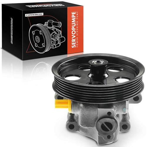 Frankberg Servopumpe Hydraulisch Lenkung mit Riemenscheibe Kompatibel mit Mondeo III B5Y B4Y BWY 1.8L-2.0L 2000-2005 Replace# 4533382