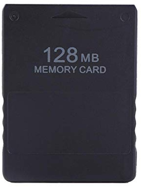 Socobeta Carte mémoire 8M-256M Haute Vitesse Compatible avec Les Accessoires de Jeux 2 PS2(128M)