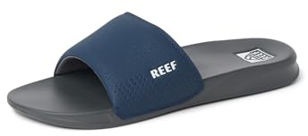 REEF One Slide Mens Sandal Navy-White 10