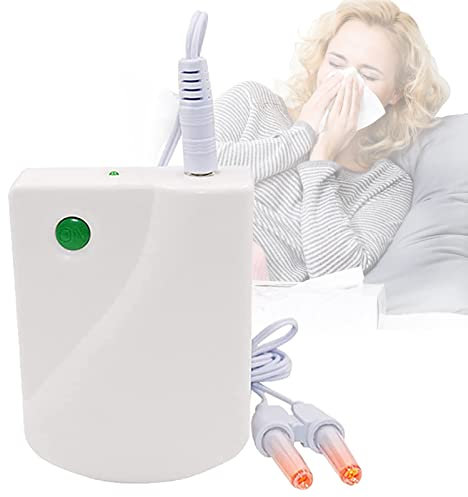 Machine de remèdes contre les allergies à la rhinite, appareil de massage thérapeutique pour la guérison de la sinusite du nez, machine de nettoyage des soins de santé du nez au laser à basse fréquenc
