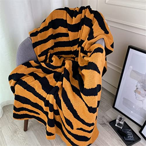 REJOON Decke Tiger Muster Sofa Decke Decke Schal Decke Büro Klimaanlage Decke (Size : 130cmx170cm)