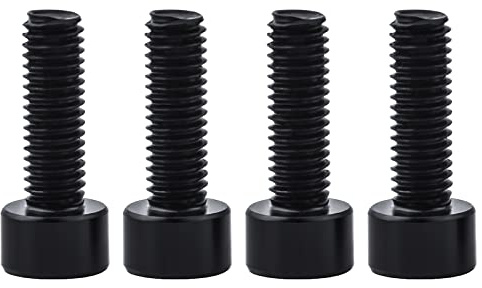 4 St��ck Fahrrad Flaschenhalter Schraube M5x15 mm Flaschenhalterschrauben Fahrradzubeh?r, Fahrrad Feste Spindelschrauben (Schwarz) | M5 Innenregal Sechskant-Aluminiumschrauben (schwarz)