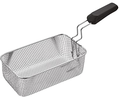Frittiersieb Ölabschäumer rechteckig Pommes-Rack Edelstahl Frittierkorb Fettfilter Lebensmittelfilter für Pommes Frites Chicken Wings Fleisch Küche Frittierfilterkorb
