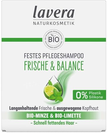lavera Frische & Balance Festes Pflegeshampoo, 50g (1)