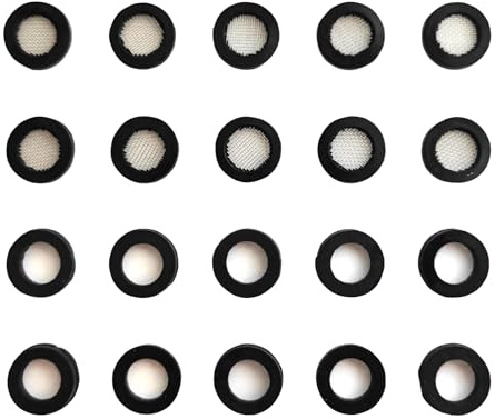 COFEDON 20 Stück Duschkopf Dichtung enthalten 10 O Ring Filternetz Edelstahl Schlauchdichtung Gummi Scheibe für Dusch Brausekopf,Dichtung