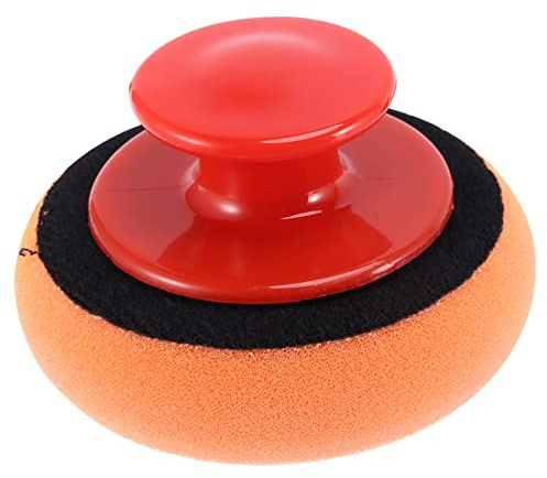 Pasuihcay 6Pcs/Set Car Wax Wash Polish Pad Sponge Cleaning Foam Kit Microfiber Applicator Pads with Gripper Handle Car-Styling