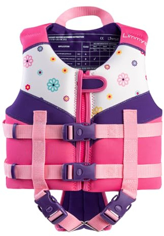 Limmys Premium Schwimmweste für Kinder – Schwimmhilfe & Sicherheitsweste für Kleinkinder, Jungen & Mädchen – Innovative Sicherheitsfunktionen