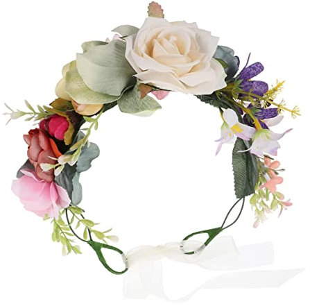 Gogogmee Blumenhaarband Für Bräute Elegante Blumenkronen Für Hochzeiten Partys Und Fotoshootings Auffälliges Accessoire Aus Hochwertigem Material