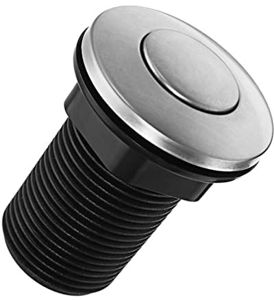 Artibetter Interruttore Aria Pneumatico 32mm in Plastica Abs Guarnizione in Silicone, Pulsante Wc e Asta Per Smaltimento Rifiuti Alimentari, Kit 1,5m Per Installazione Bagno e Cucina