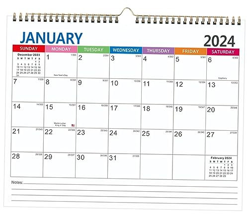 AUTSUPPL Wandkalender Einfacher Hängender Monatskalender Mit Internationalen Feiertagen Für Planung Und Organisation Im Büro Oder Zuhause