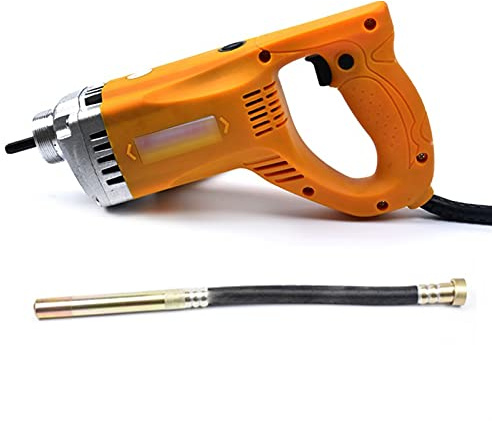 Vibradores de hormigón de mano de potencia de mano removedor de burbujas de cemento con 1m 1.2m 1.5m Herramientas de cemento de la varilla de cobre, Herramientas de enlucido de pared(2880w plastic sh