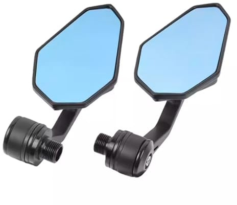 Specchietti Laterali Moto Per Benelli 302S 502C 752S Per Leoncino 250 500 BN600 Specchietti retrovisori laterali con manubrio modificato in vetro blu moto Specchio Moto