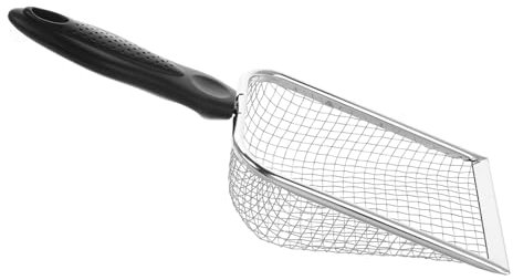 UPKOCH Shovel Per Spiaggia Acciaio Inossidabile Con Maglia Fine Attrezzo Per Pulizia Terrario e Sabbia Leggero e Portatile Per Giochi Di Spiaggia