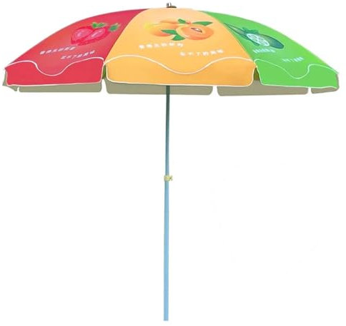 QSPNVFB Groß Gartenschirm Rund Sonnenschirm Marktschirm Sonnenschutz Tragbarer Strandschirm Windfest Terrassenschirm Strandschirm Für Pool Balkon