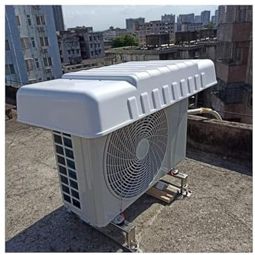 Cubierta de unidad de aire acondicionado para exteriores, protección impermeable para aire acondicionado, protege contra la lluvia y la nieve para mini split, condensador y compresor